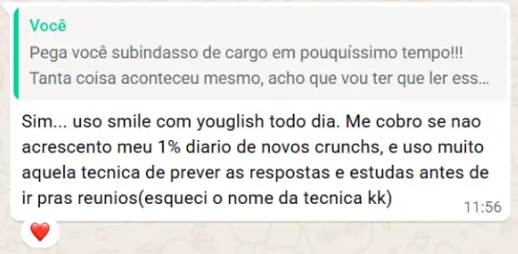 Depoimento WhatsApp - Débora